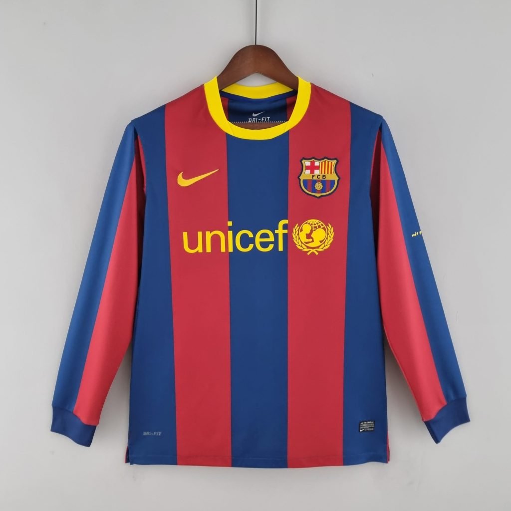 Camiseta Fc Barcelona 10/11 1º equipación larga