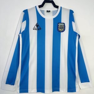 Camiseta Argentina 86/87 1º equipación larga