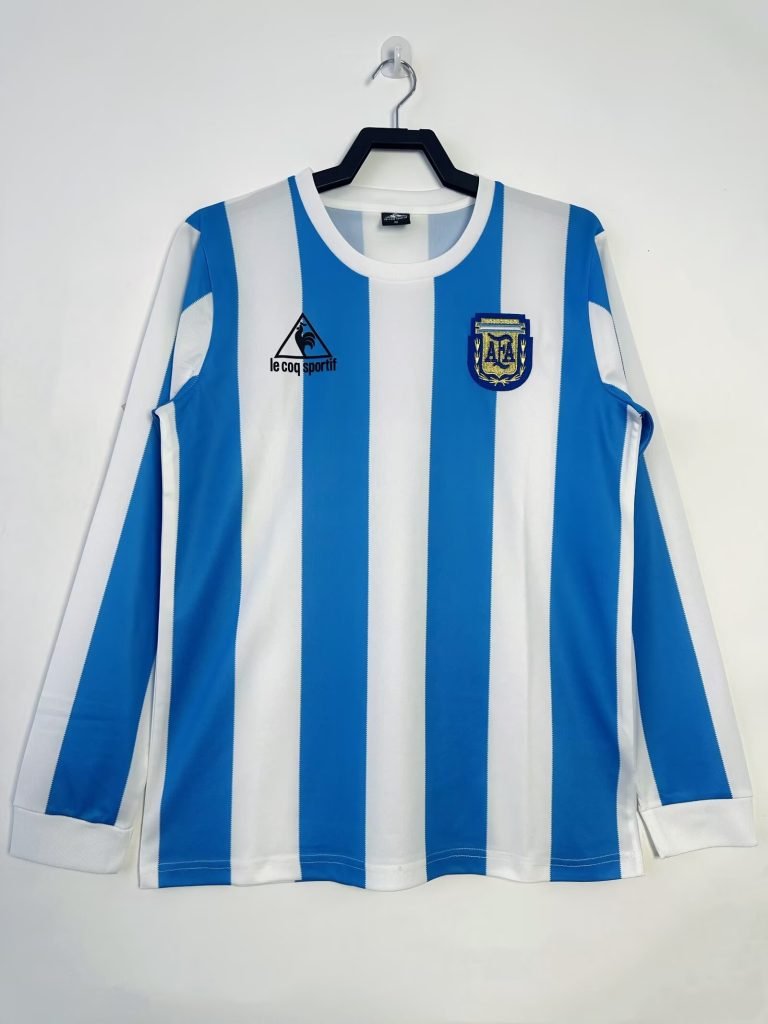 Camiseta Argentina 86/87 1º equipación larga