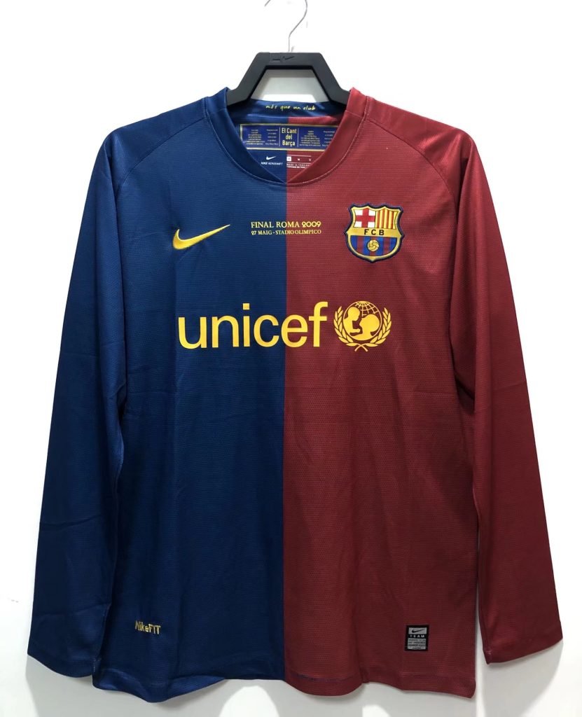 Camiseta Fc Barcelona 08/09 1º equipación larga