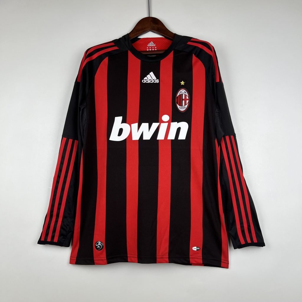 Camiseta AC Milan 08/09 1º equipación larga