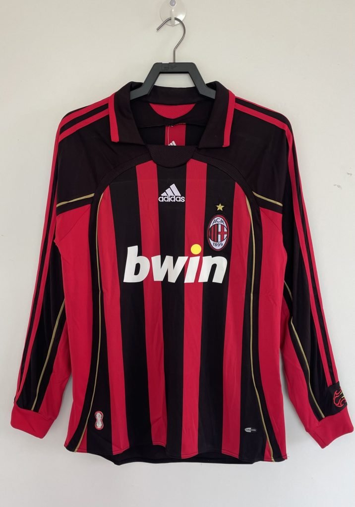 Camiseta AC Milan 06/07 1º equipación larga