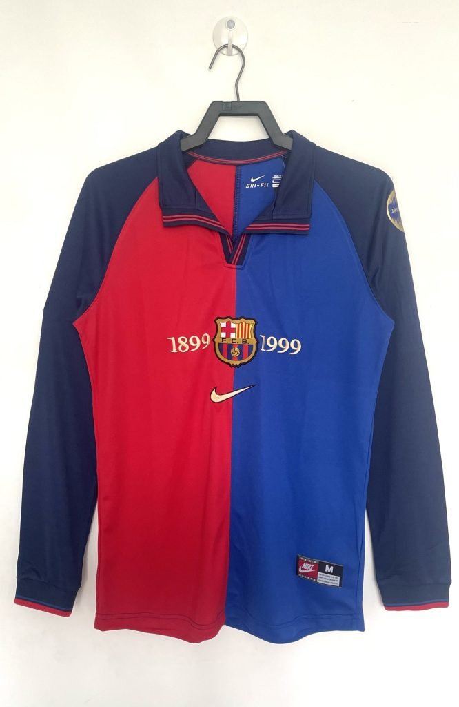 Camiseta Fc Barcelona 99/00 1º equipación larga