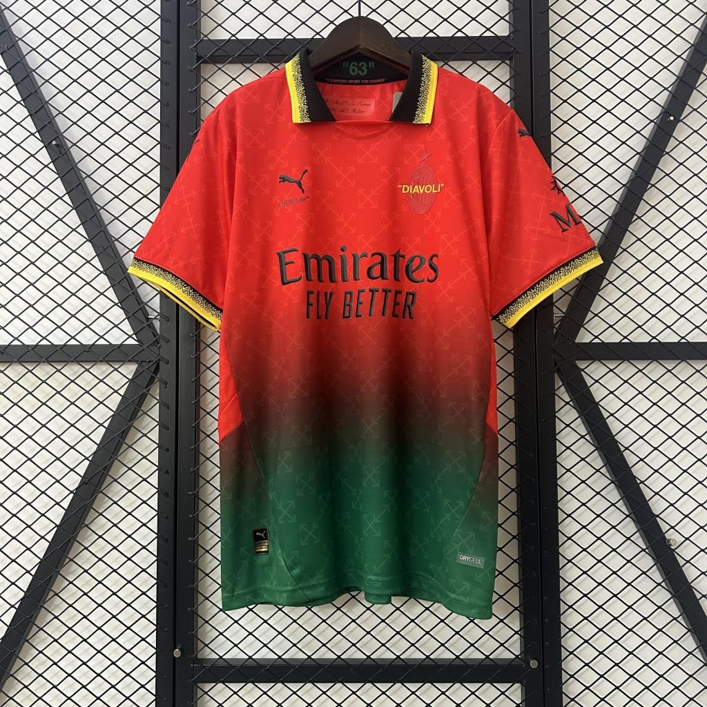 Camiseta AC Milan x Off White 24/25 4º equipación
