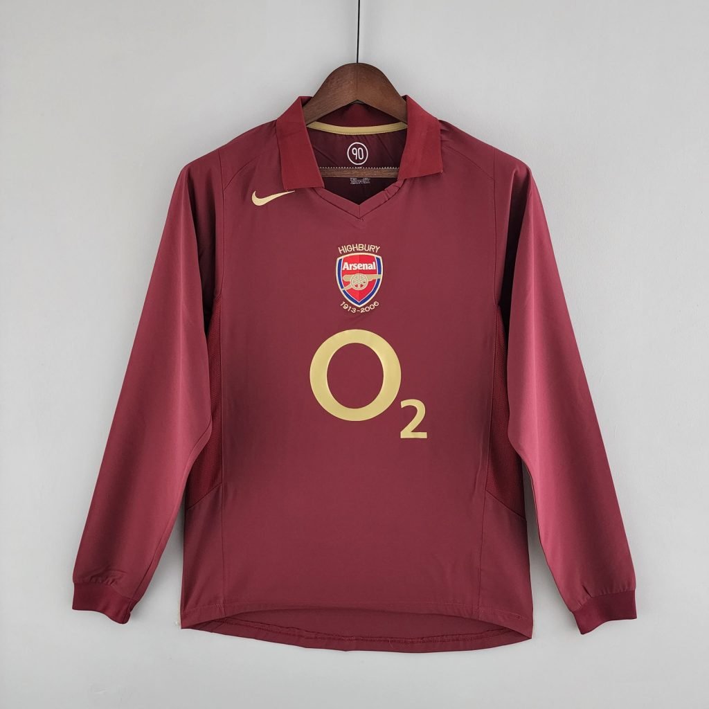 Camiseta Arsenal 05/06 1º equipación larga