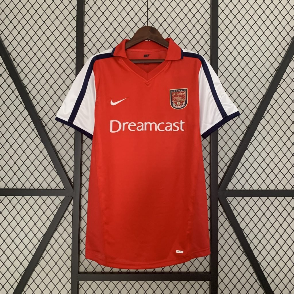 Camiseta Arsenal 01/02 1º equipación