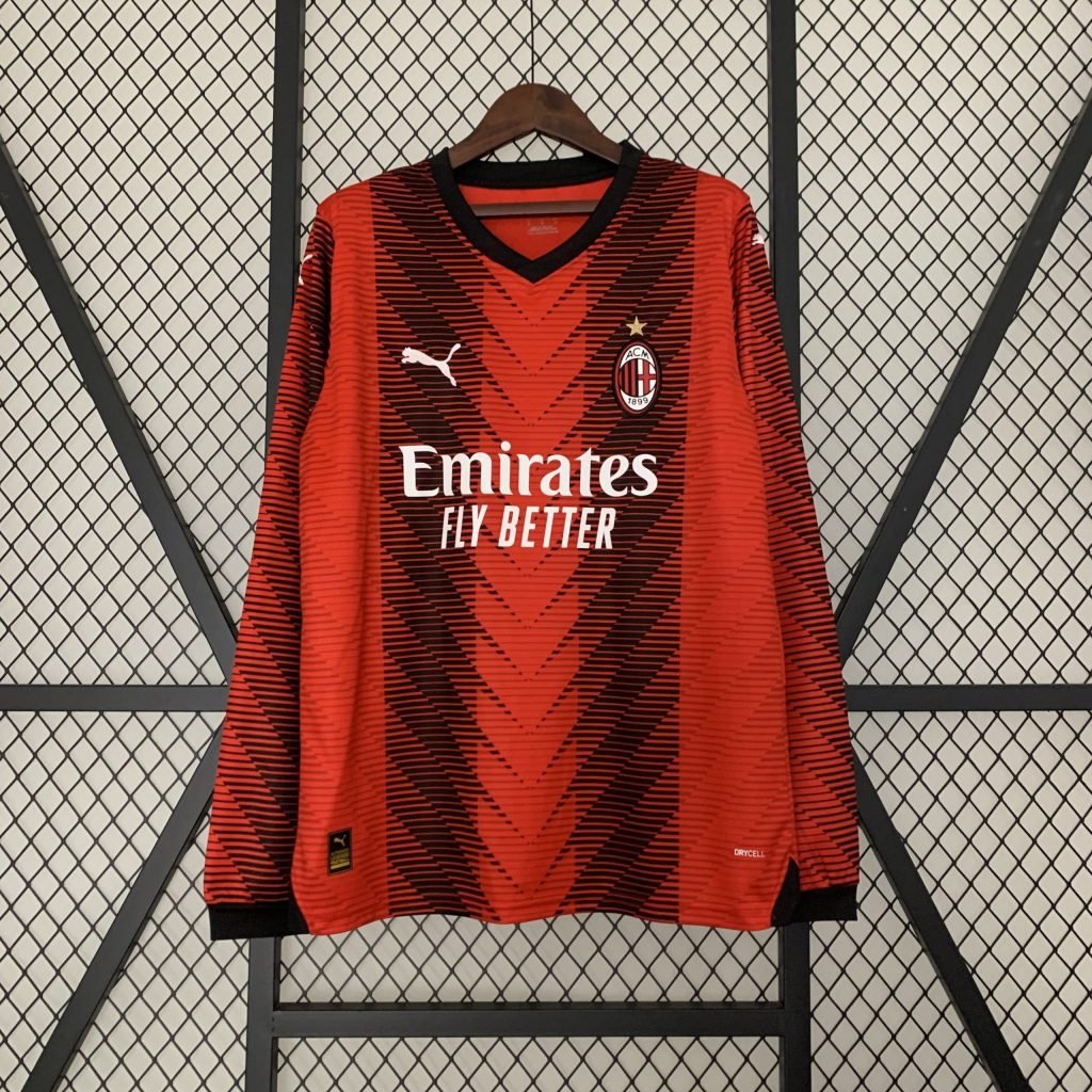 Camiseta AC Milan 23/24 1º equipación larga