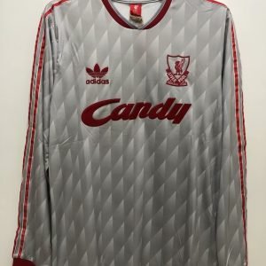 Camiseta Liverpool 90/91 2º equipación larga