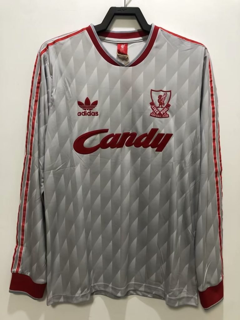 Camiseta Liverpool 90/91 2º equipación larga