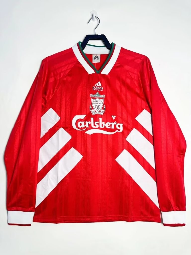 Camiseta Liverpool 94/95 1º equipación larga