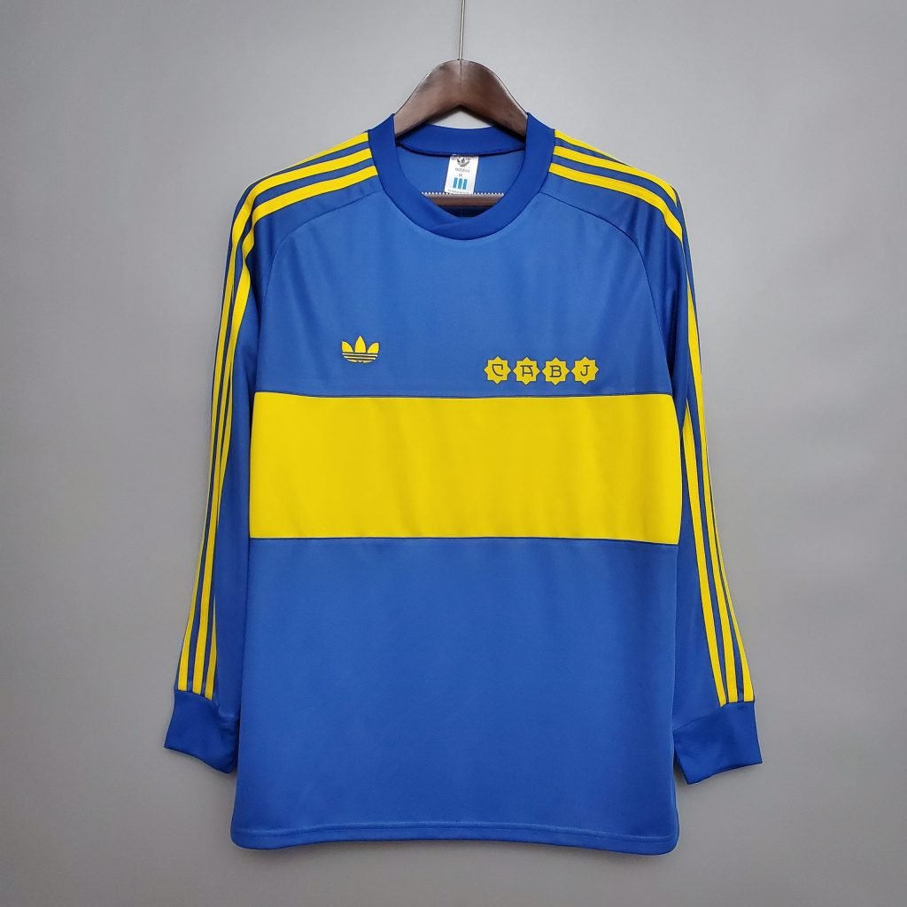 Camiseta Boca Juniors 81/82 1º equipación larga