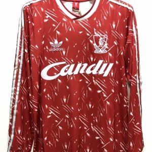 Camiseta Liverpool 90/91 1º equipación larga