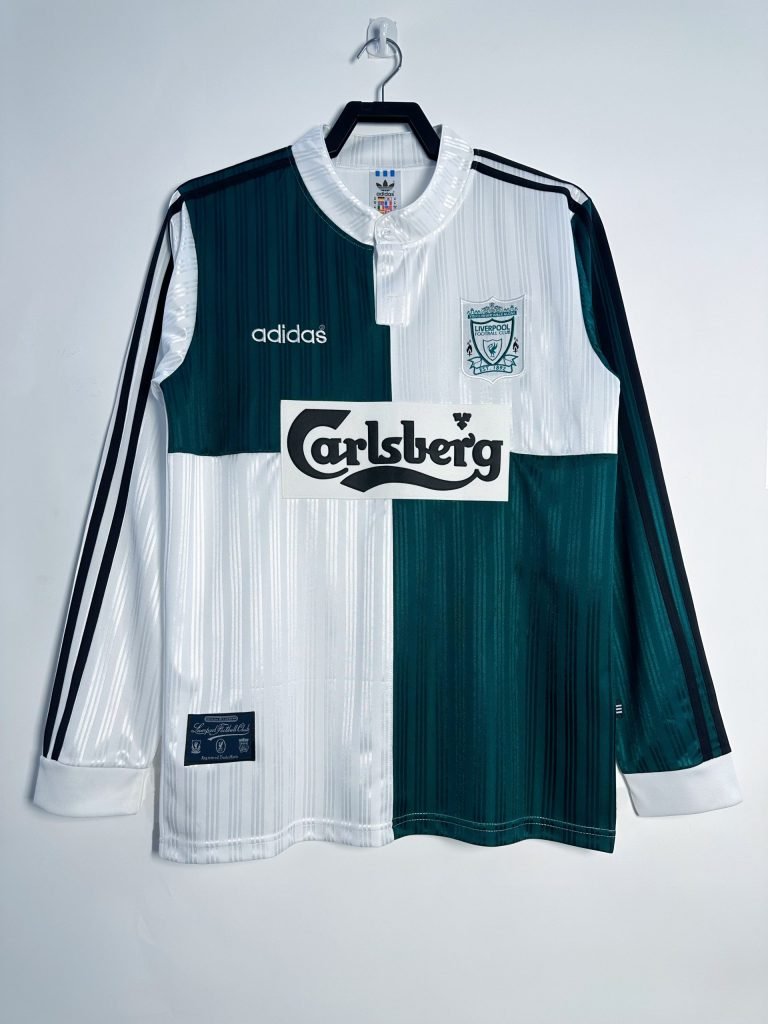Camiseta Liverpool 95/96 2º equipación larga