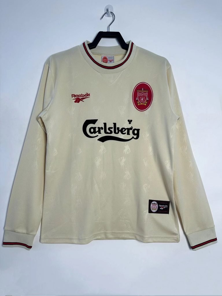 Camiseta Liverpool 96/97 2º equipación larga