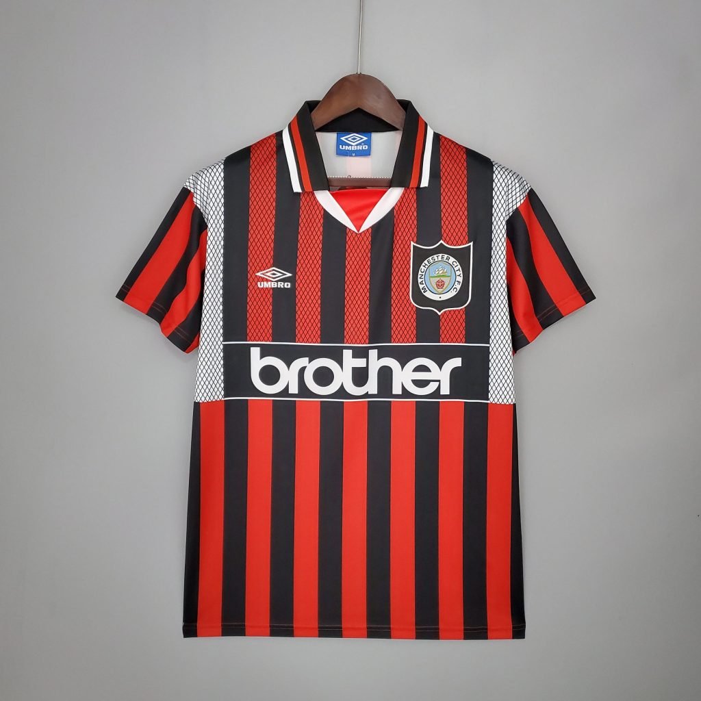 Camiseta Manchester City 95/96 2º equipación