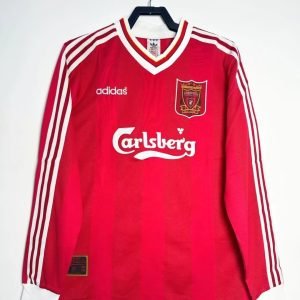 Camiseta Liverpool 95/96 1º equipación larga