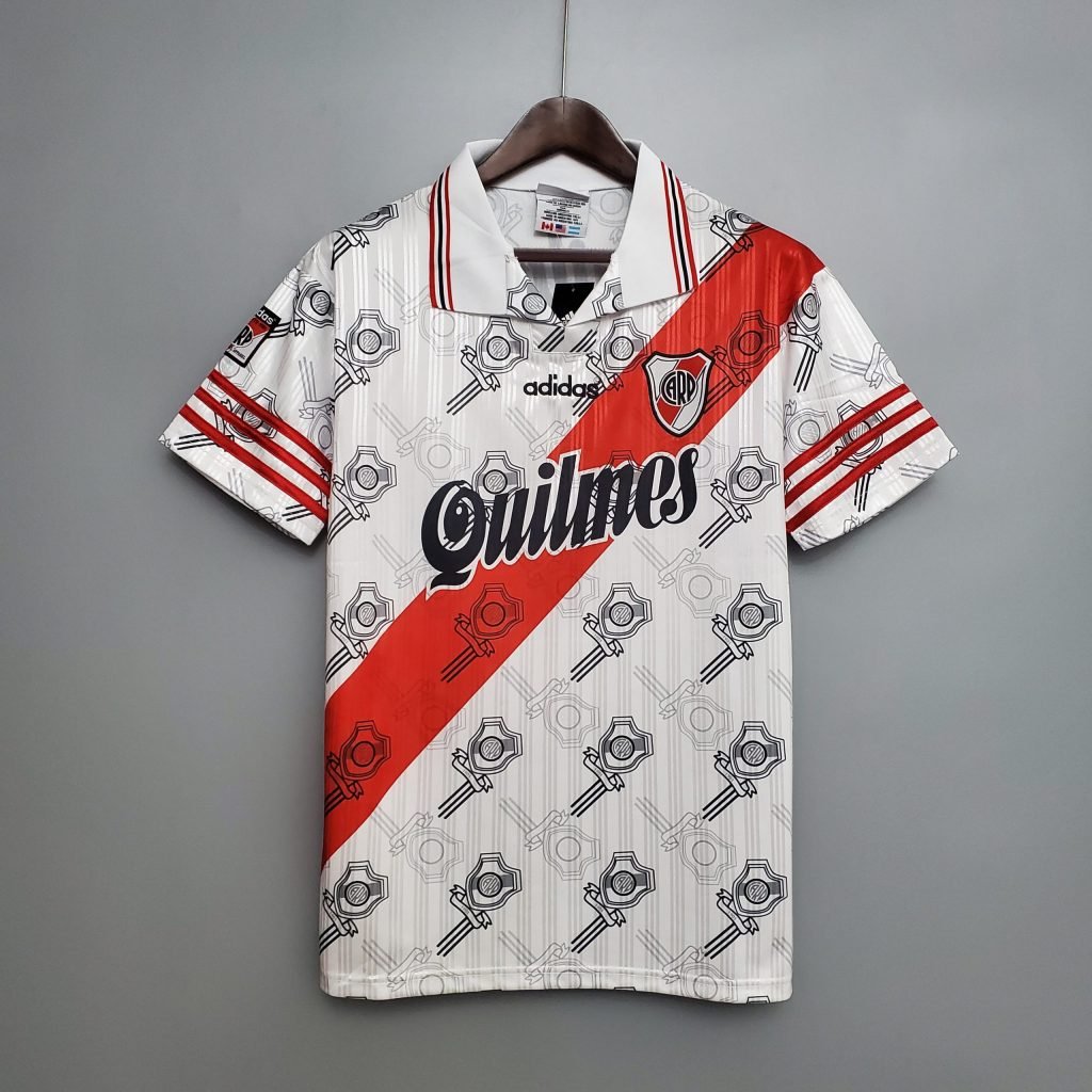 Camiseta River Plate 95/96 1º equipación con patrones