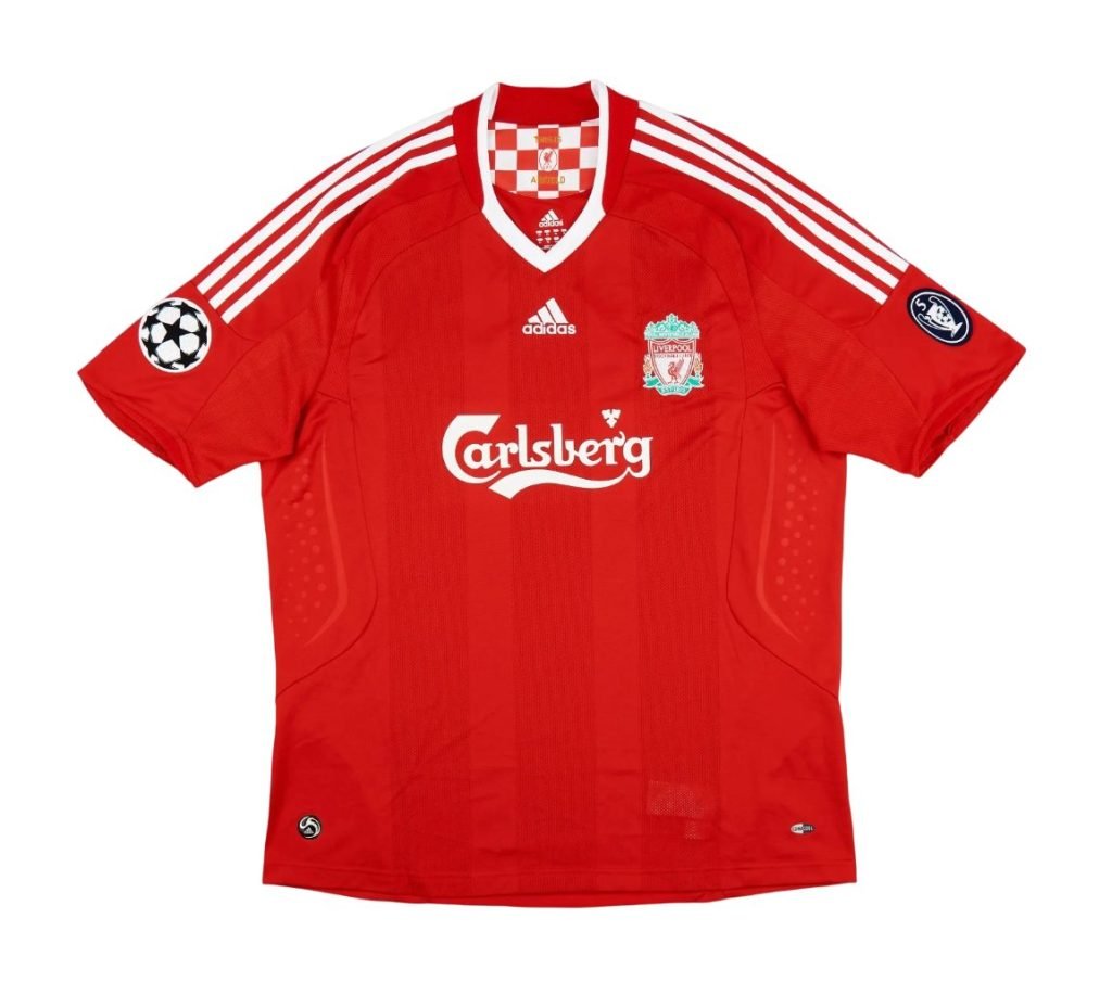 Camiseta Liverpool 09/10 1º equipación