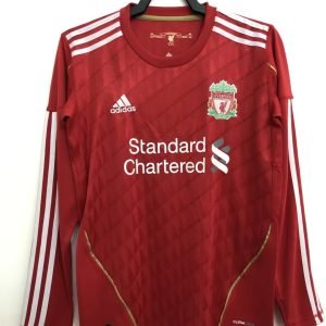 Camiseta Liverpool 10/11 1º equipación larga