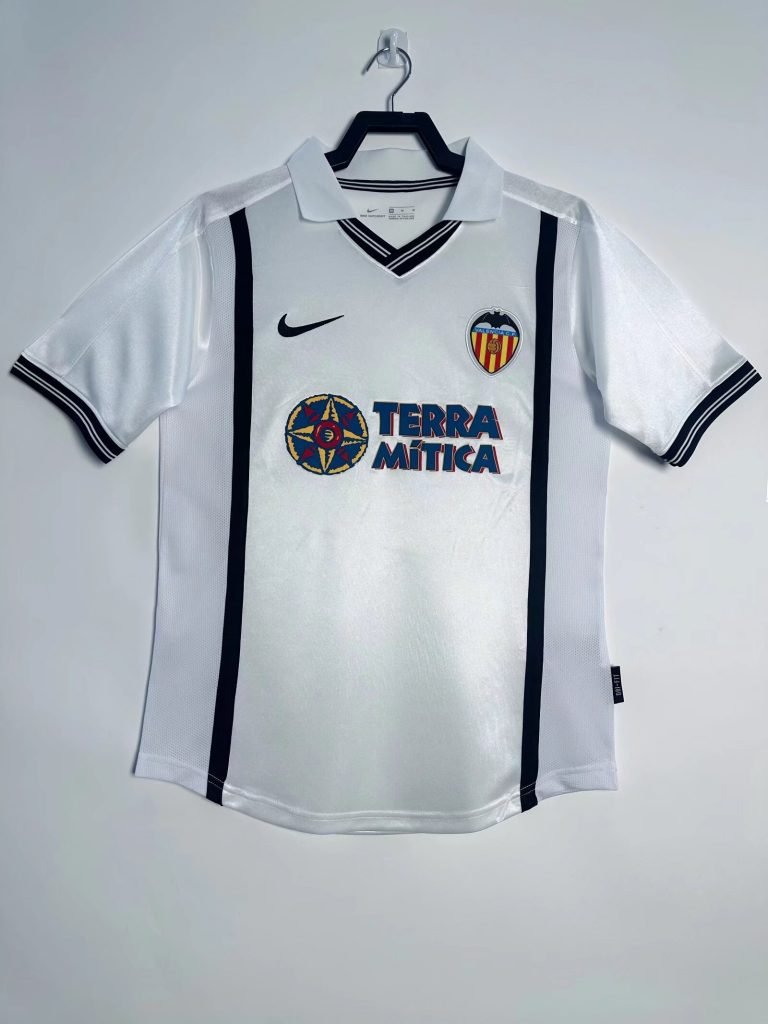 Camiseta Valencia 00/01 1º equipación