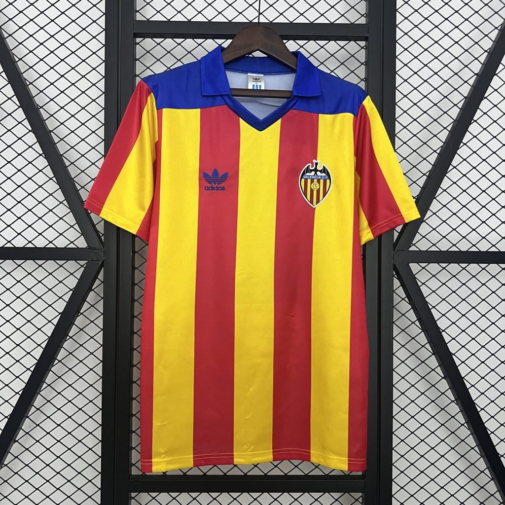 Camiseta Valencia 80/82 2º equipación