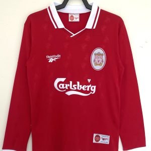 Camiseta Liverpool 96/97 1º equipación larga