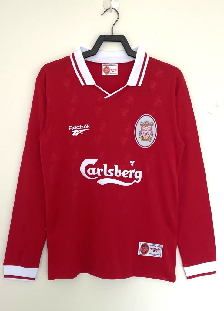 Camiseta Liverpool 96/97 1º equipación larga