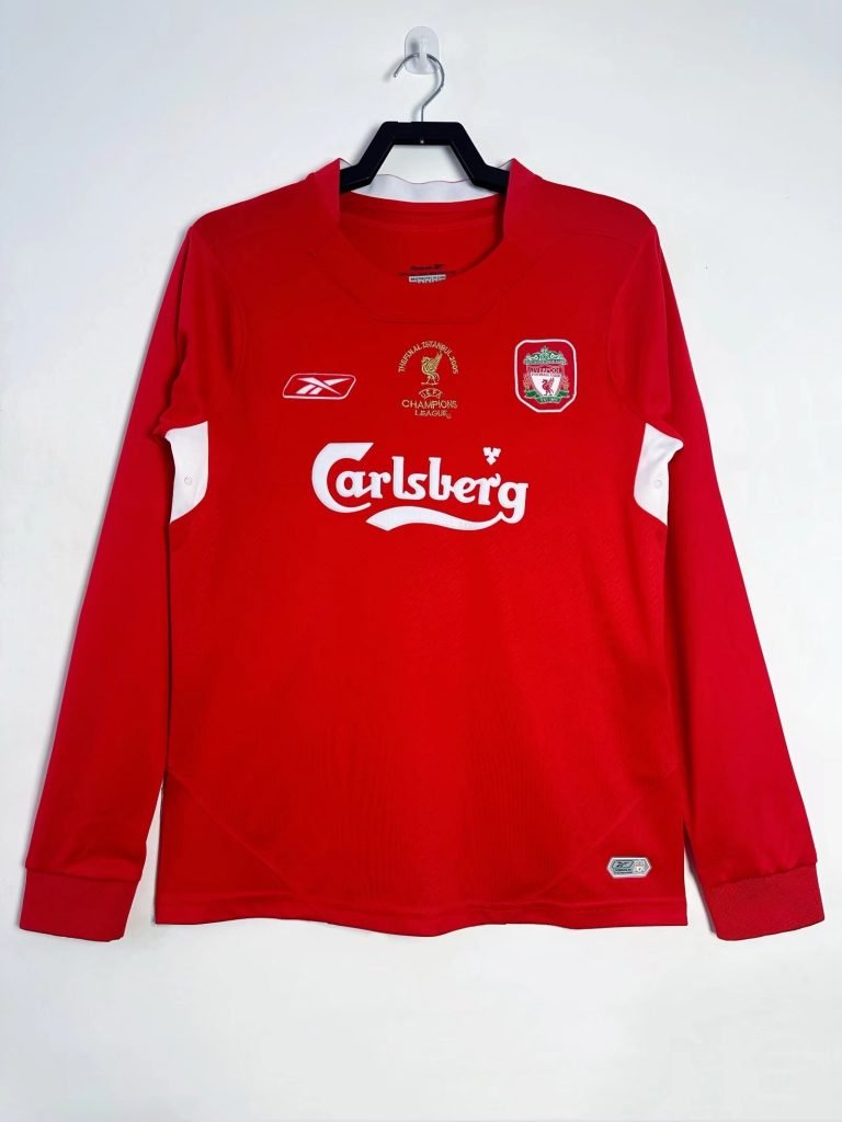Camiseta Liverpool 04/05 1º equipación larga