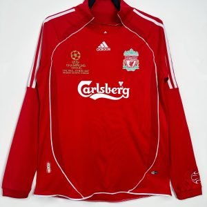Camiseta Liverpool 07/08 1º equipación edición final larga