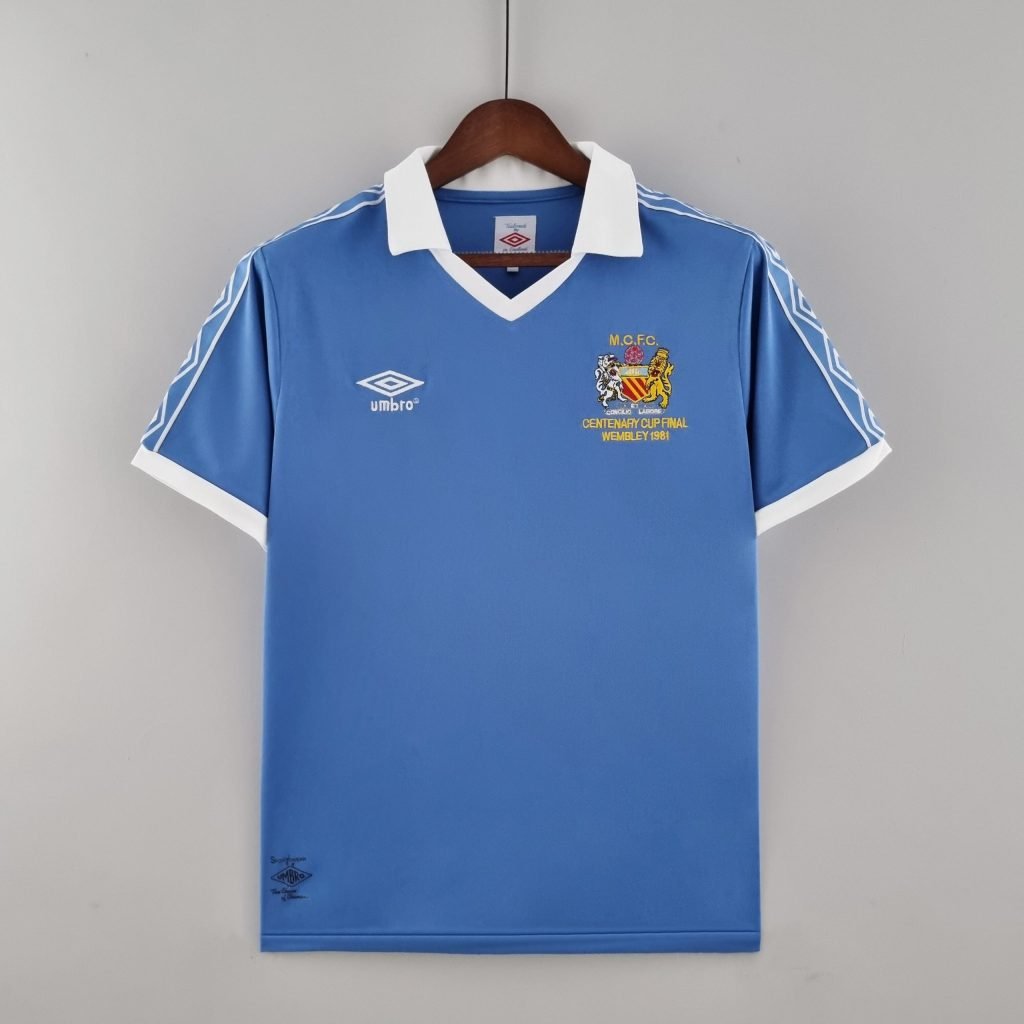 Camiseta Manchester City 81/82 1º equipación