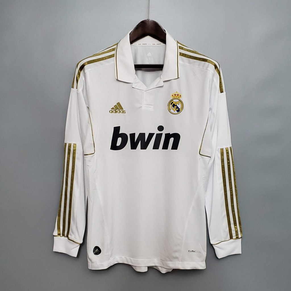 Camiseta Real Madrid 11/12 1º equipación larga