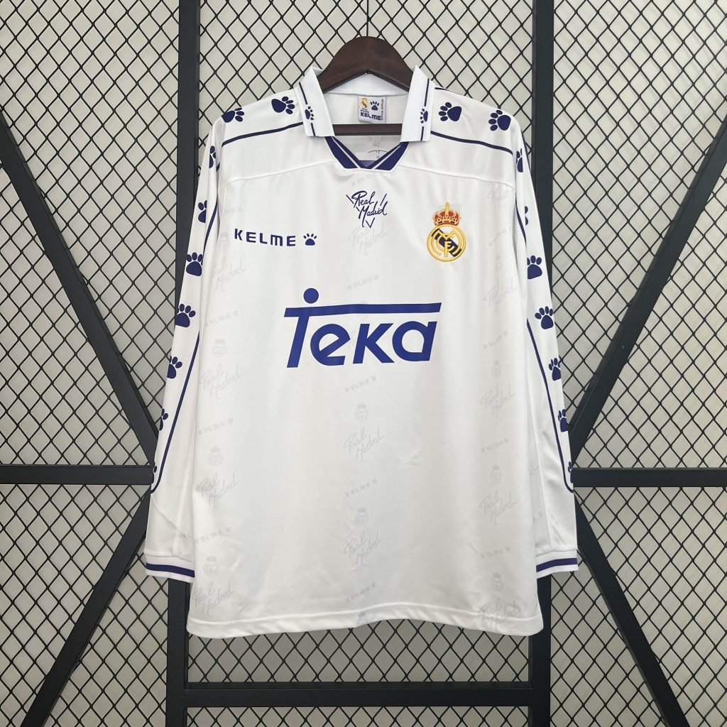 Camiseta Real Madrid 95/96 1º equipación larga