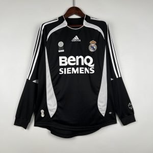 Camiseta Real Madrid 06/07 2º equipación larga