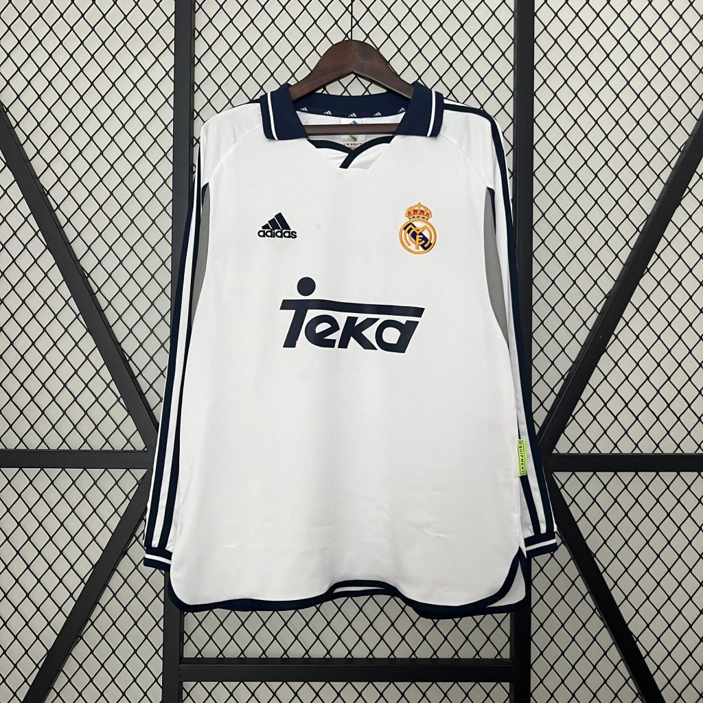 Camiseta Real Madrid 00/01 1º equipación larga