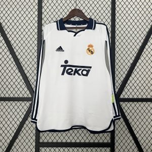 Camiseta Real Madrid 00/01 1º equipación larga