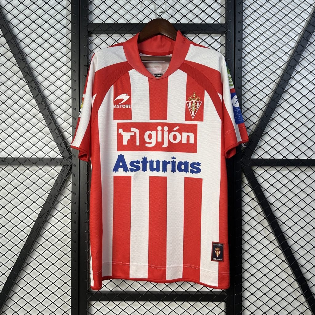 Camiseta Sporting de Guijón 08/09 1º equipación