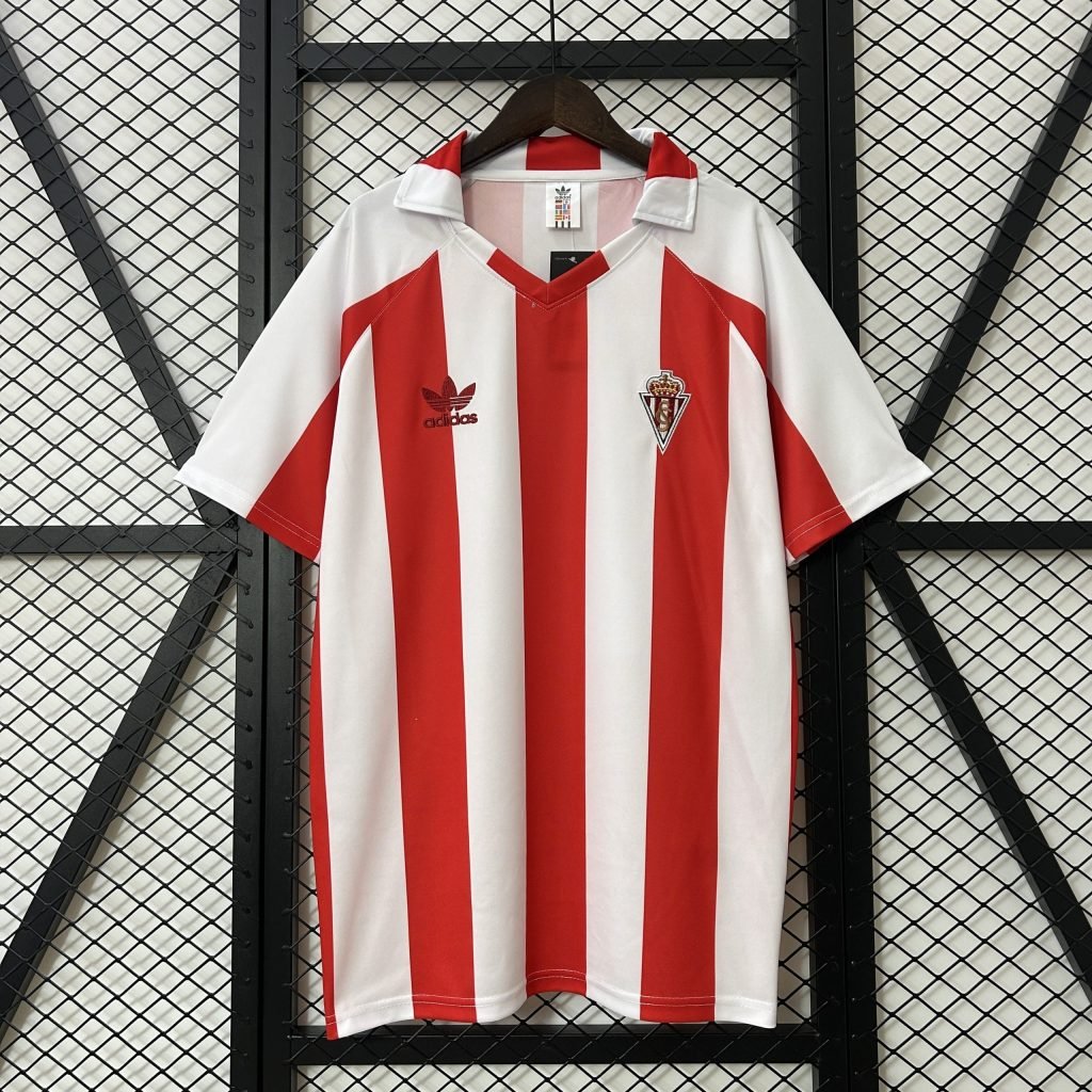 Camiseta Sporting de Guijón 86/87 1º equipación