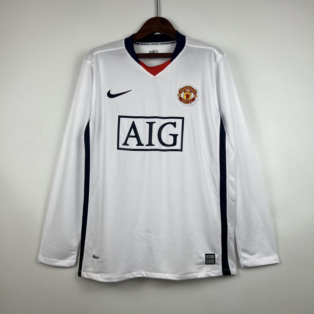 Camiseta Manchester United 08/09 2º equipación larga