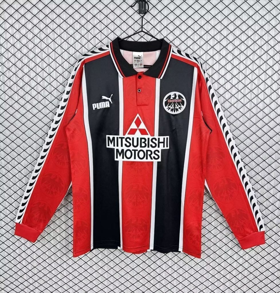 Camiseta Eintracht Frankfurt 96/97 1º equipación larga