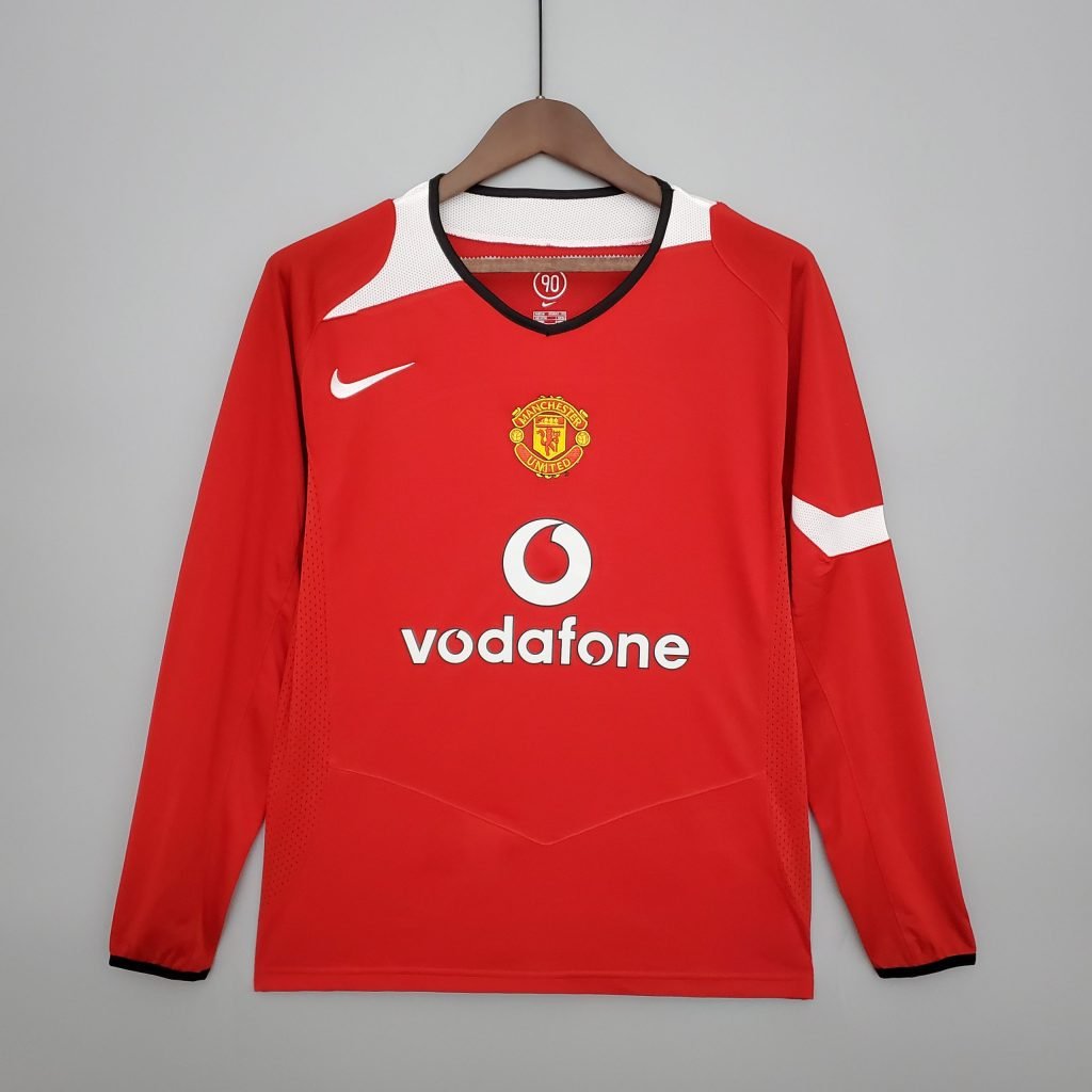 Camiseta Manchester United 05/06 1º equipación larga