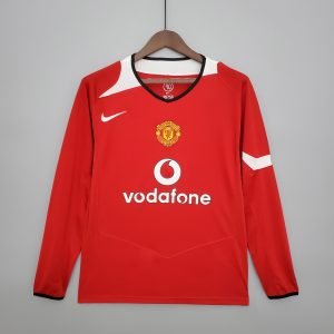 Camiseta Manchester United 05/06 1º equipación larga