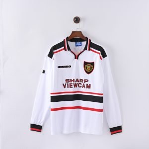 Camiseta Manchester United 96/97 2º equipación larga