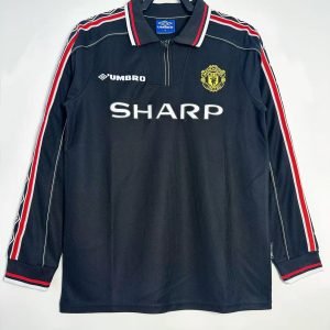 Camiseta Manchester United 98/99 2º equipación larga