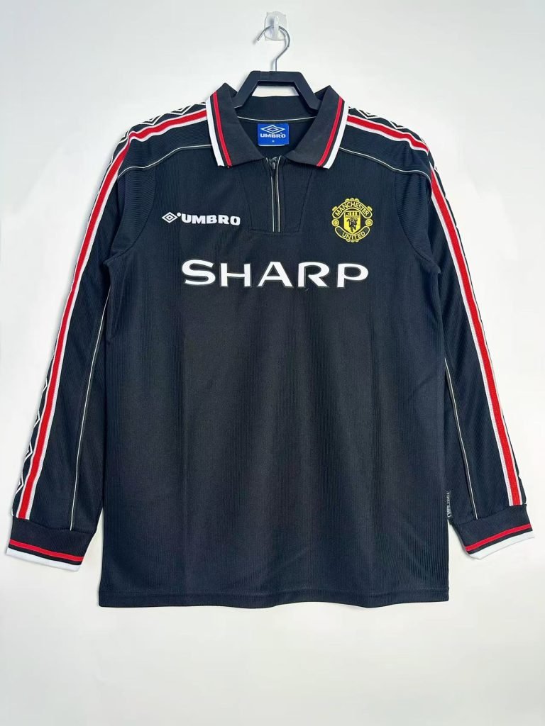 Camiseta Manchester United 98/99 2º equipación larga