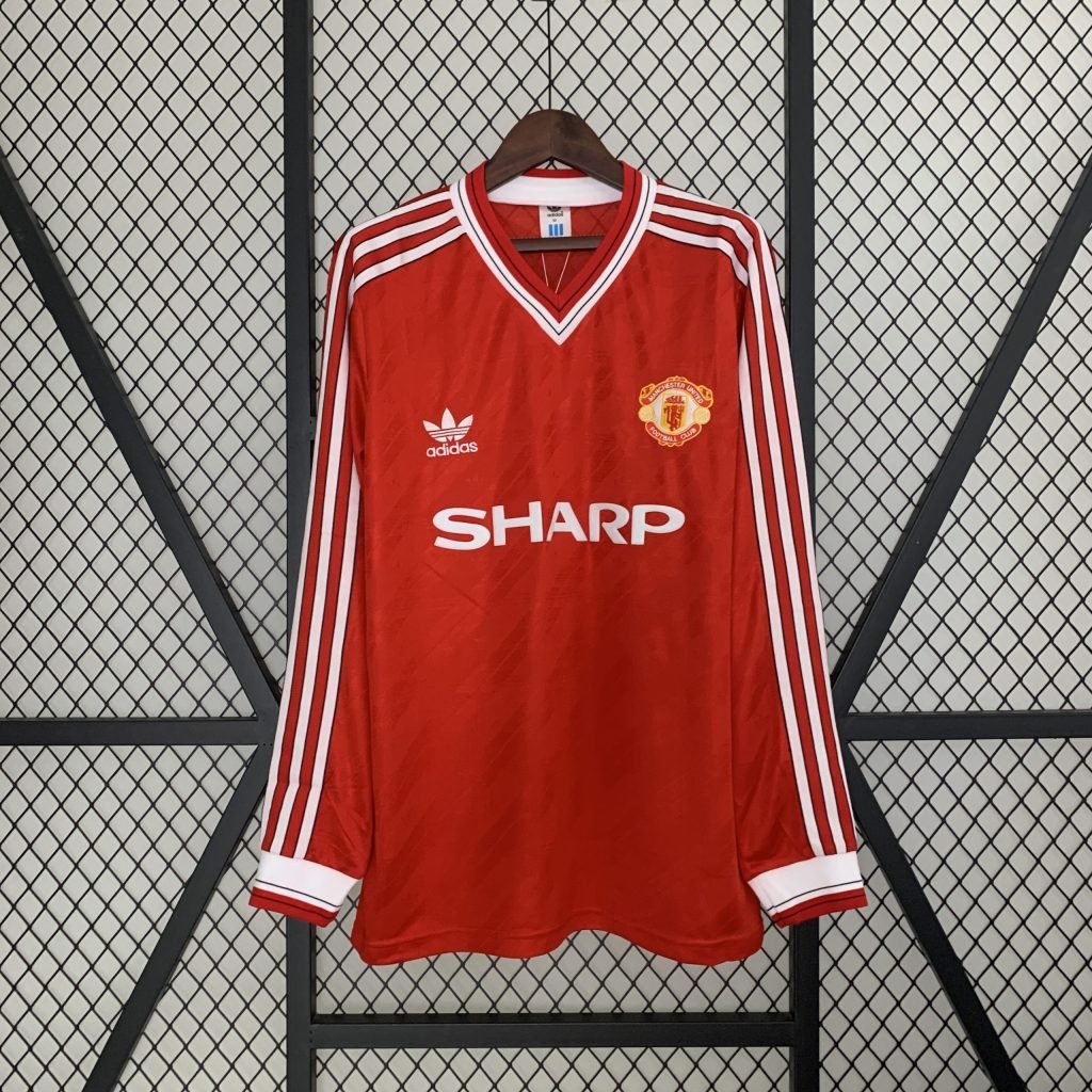 Camiseta Manchester United 86/88 1º equipación larga