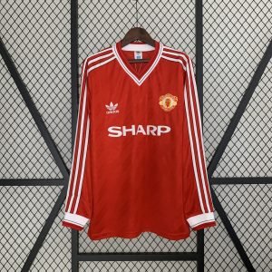 Camiseta Manchester United 86/88 1º equipación larga