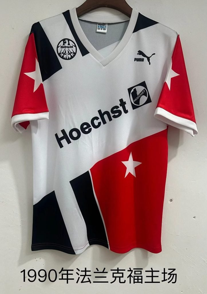 Camiseta Eintracht Frankfurt 90/91 1º equipación