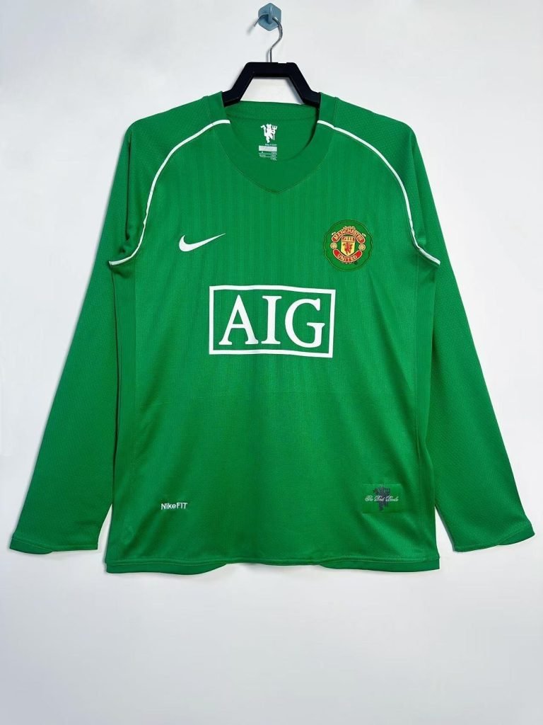 Camiseta Manchester United 07/08 portero larga