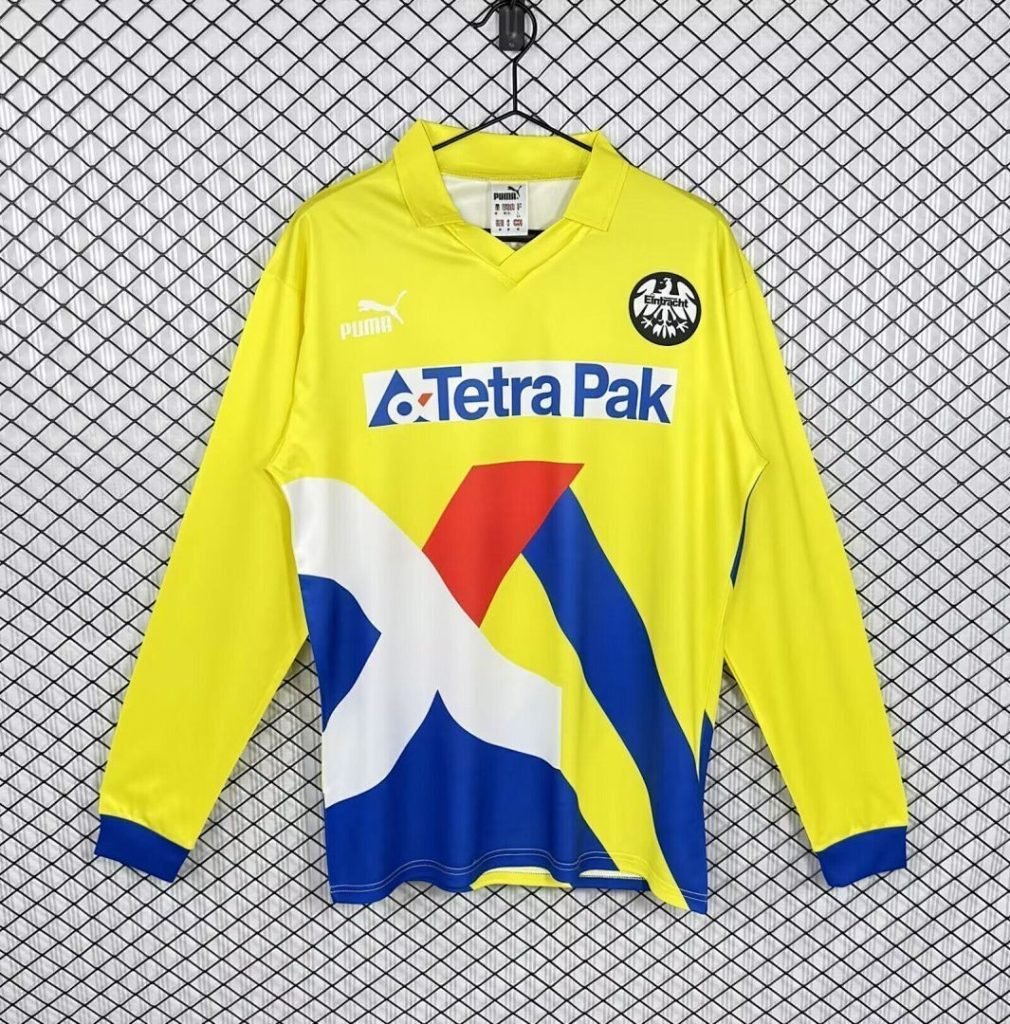 Camiseta Eintracht Frankfurt 95/96 2º equipación larga