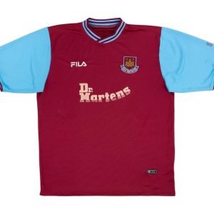 Camiseta West Ham 01/02 1º equipación
